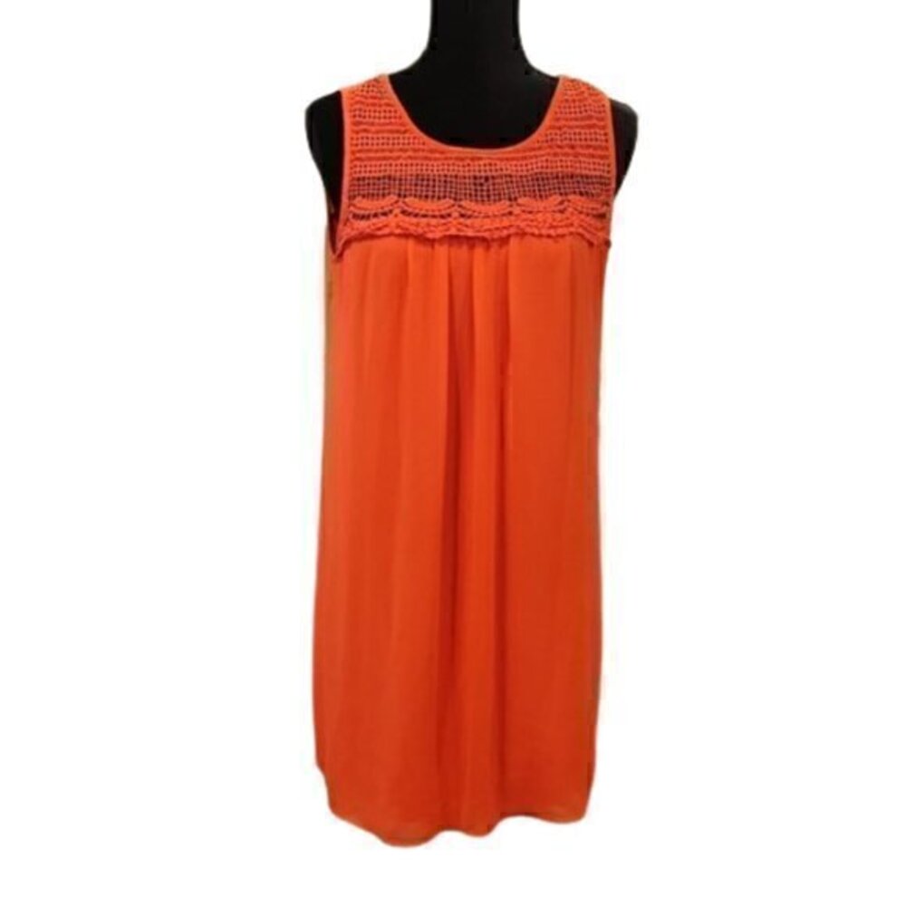 [BCX] Orange 2 Layer Tank Dress - Size L